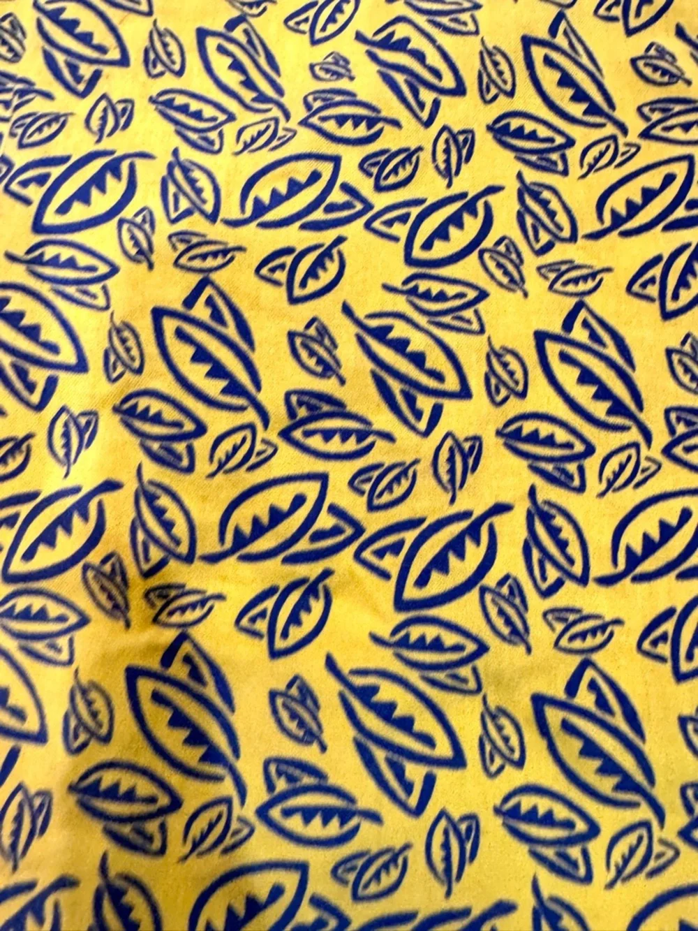 Banana Boat Yellow Leaf Print Dog Shirt Large Cotton Tropical Summer Pet Apparel